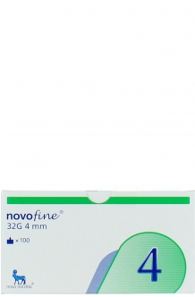 Buy NOVOFINE PLUS 32 Gauge NEEDLES 4mm 100's From Nasser Pharmacy