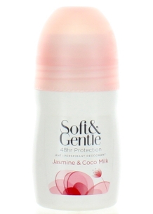 Soft & Gentle Jasmine & Coco Milk anti-perspirant Roll on 50 ML