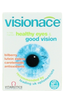 فيتابيوتكس Vitabiotics Visionace لصحة العيون وتحسين الرؤية 30 كبسولة