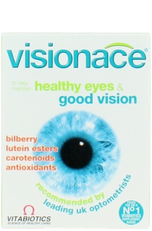 فيتابيوتكس Vitabiotics Visionace لصحة العيون وتحسين الرؤية 30 كبسولة
