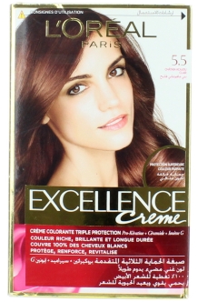 loreal Excellence Crème  Mahogany Light Brown