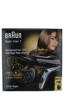 Braun Satin Hair 7 Iontec Dryer Hd730 With Satin Protect And Diffuser